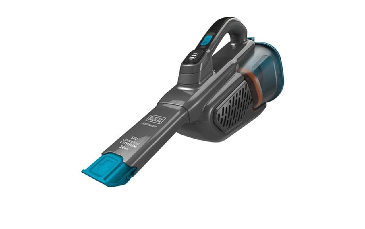 BLACK+DECKER Akku-Handsauger 24 Wh 12 V Lithium Blau/Titanium
