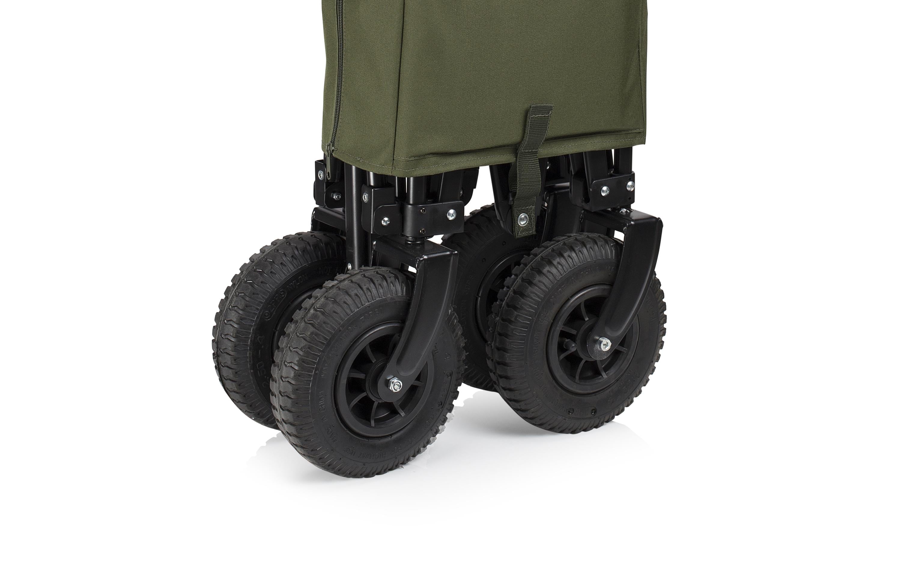 Campart Leiterwagen Faltbarer Trolley mit Luftreifen