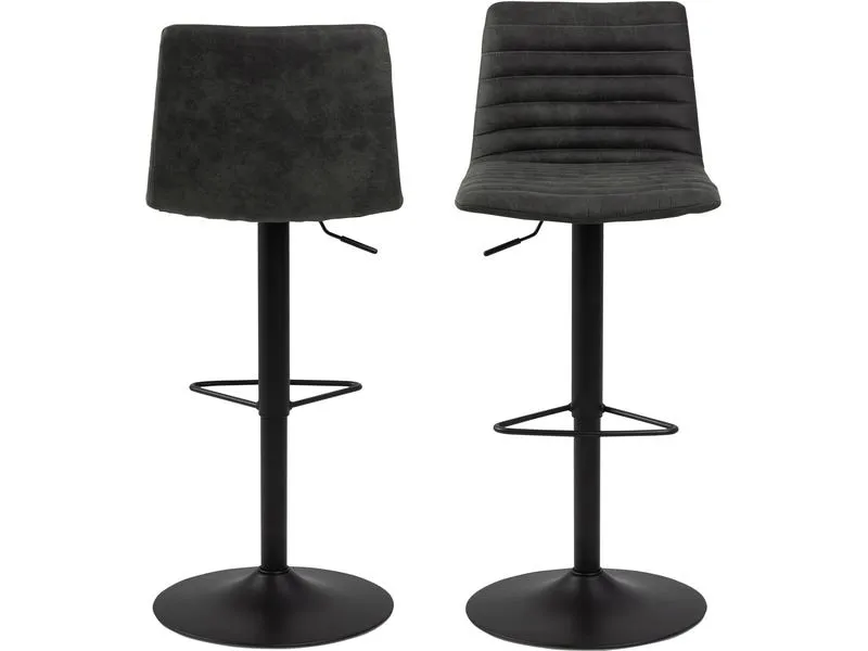 AC Design Barhocker Kimmy, 2 Stück, 50 x 110.5 cm, Anthrazit AC Design Barhocker Kimmy, 2 Stück, 50 x 110.5 cm, Anthrazit