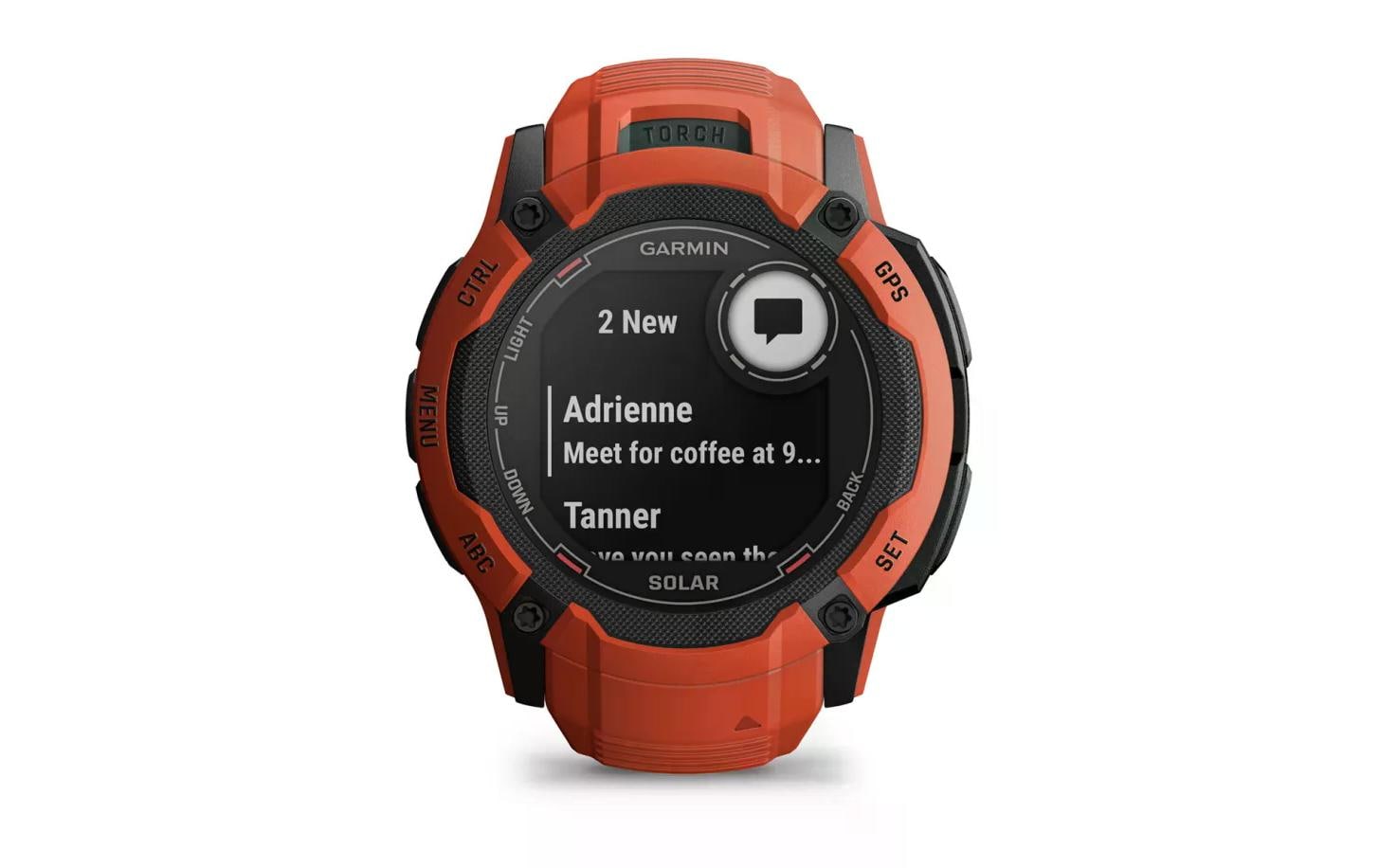 GARMIN Sportuhr Instinct 2X Solar Flame Red