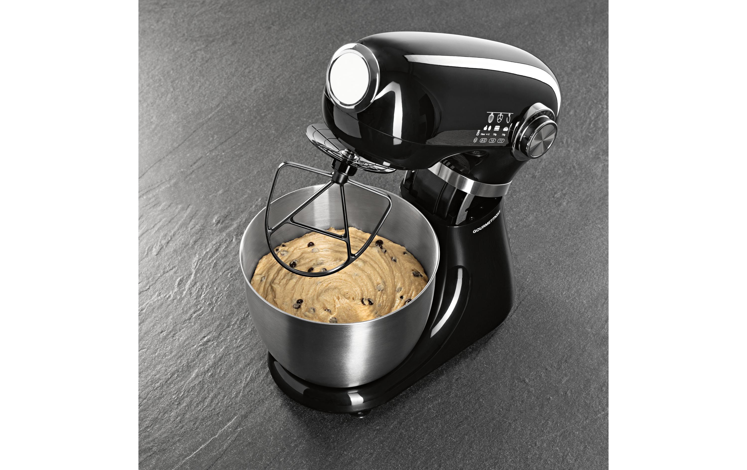 GOURMETmaxx Küchenmaschine Schwarz