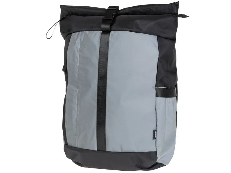 KOOR Rucksack Veedi Rolltop Reflective 22 l, Schwarz