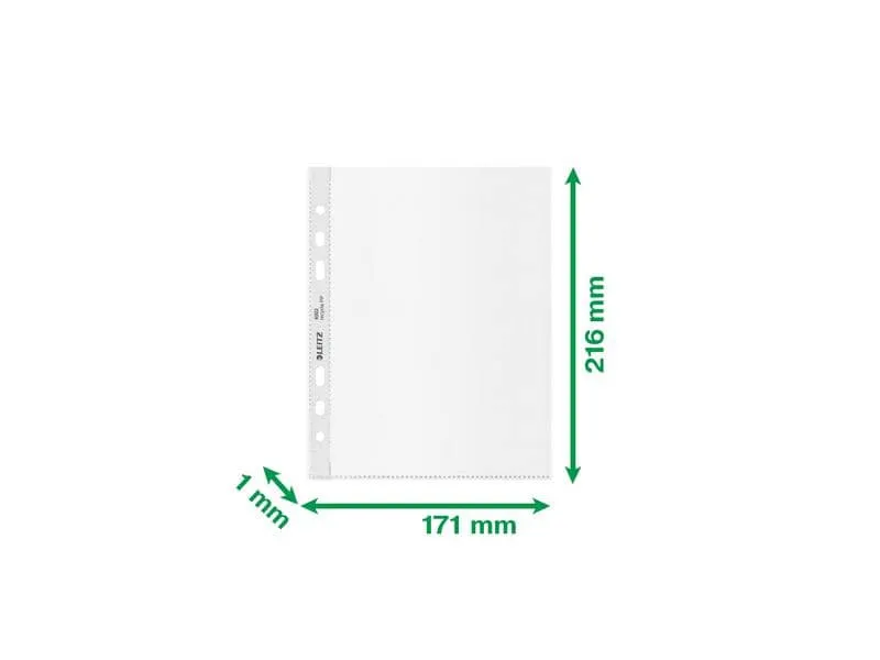 Leitz Zeigetasche Recycle A5 25 Stk. Transparent Leitz Zeigetasche Recycle A5 25 Stk. Transparent