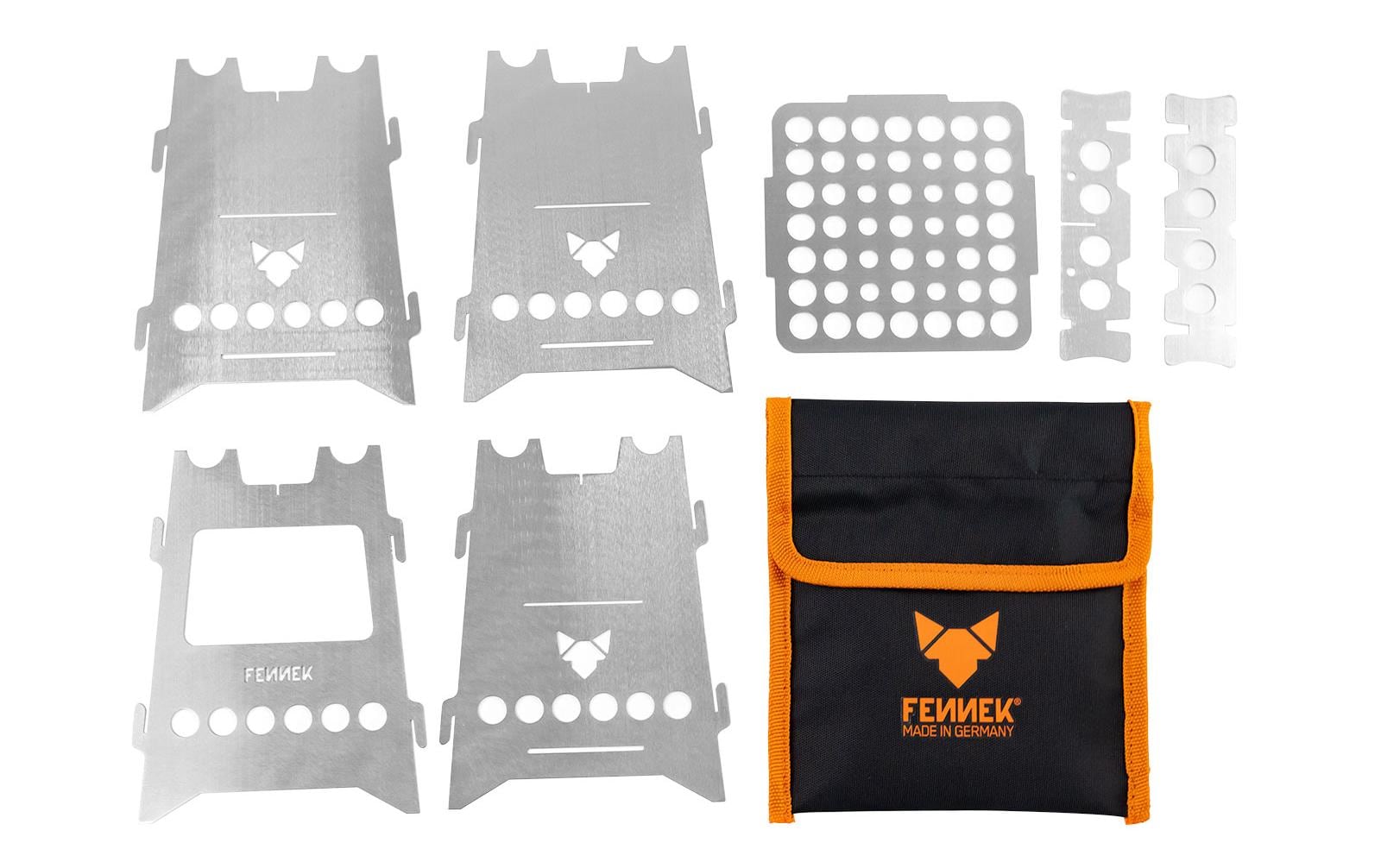 Fennek Grill Campingkocher Hobo Premium, Edelstahl