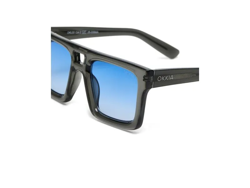 OKKIA CLUB VULCANO TRANSPARENT SMOKE Light Blue Lens