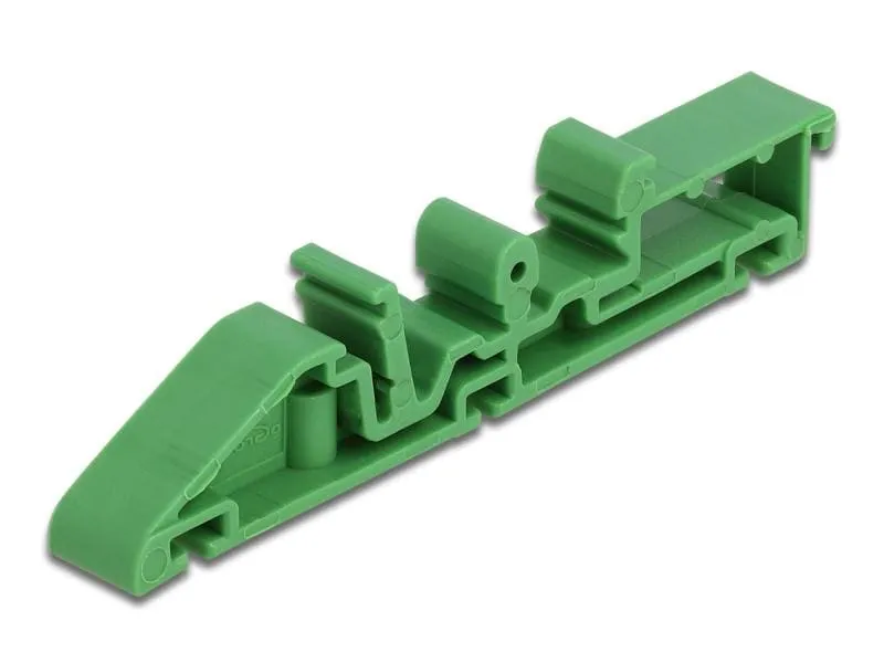 Delock Halterung 85 mm Hutschienenclip für Platine, 4 Stück
