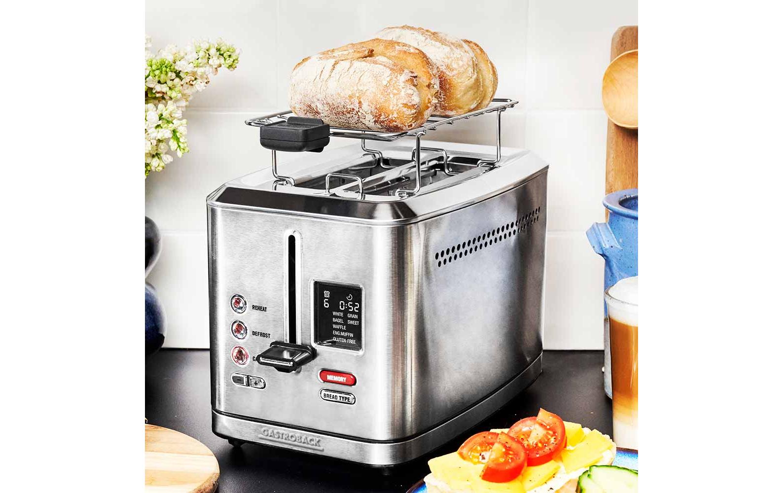 Gastroback Toaster Digital 2S Silber