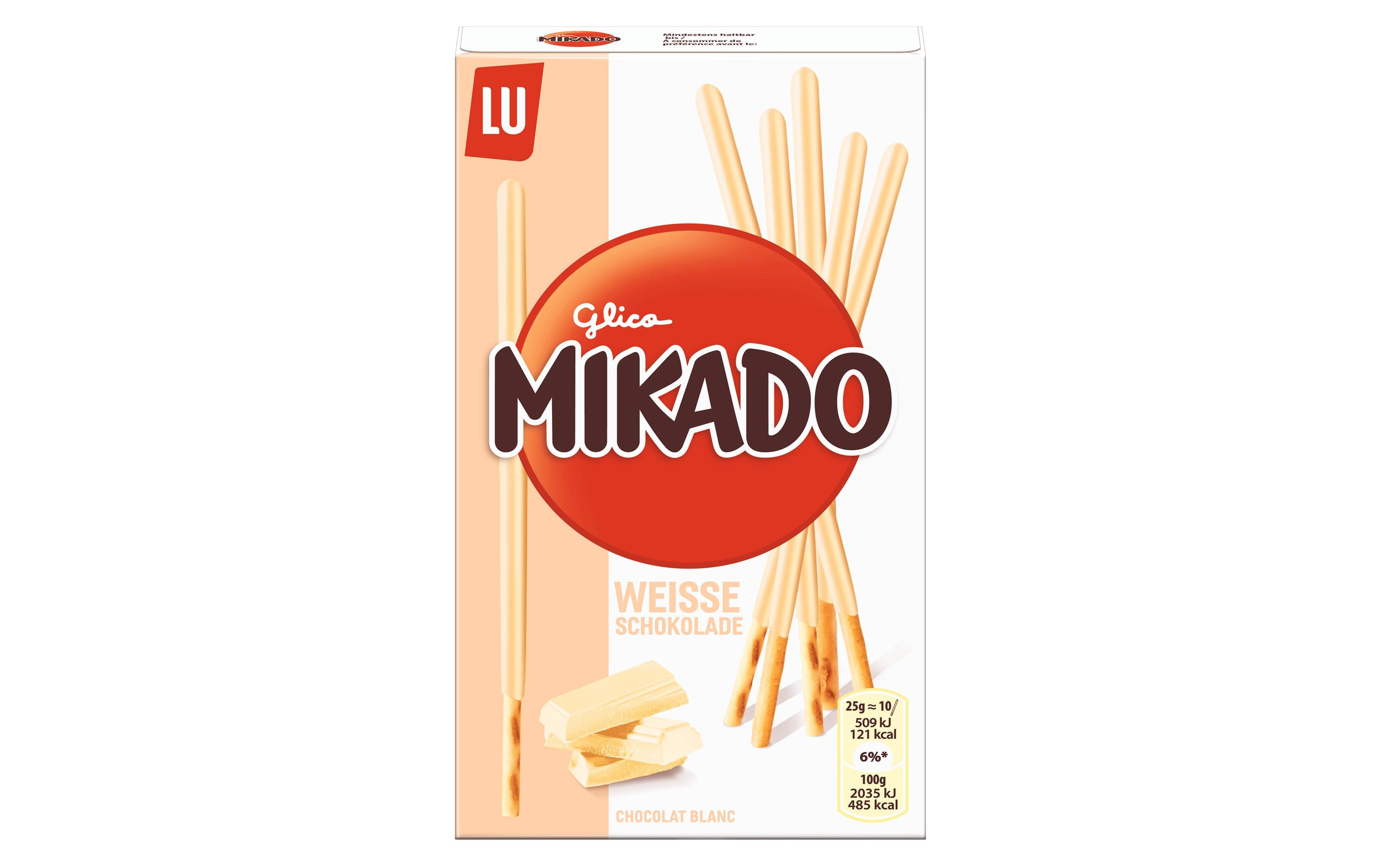 LU Mikado Weisse Schokolade 75 g