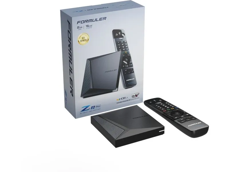 Formuler Z12 PRO 4K Streaming Box 2 GB RAM 16 GB eMMC Android 12 Formuler Z12 PRO 4K Streaming Box 2 GB RAM 16 GB eMMC Android 12