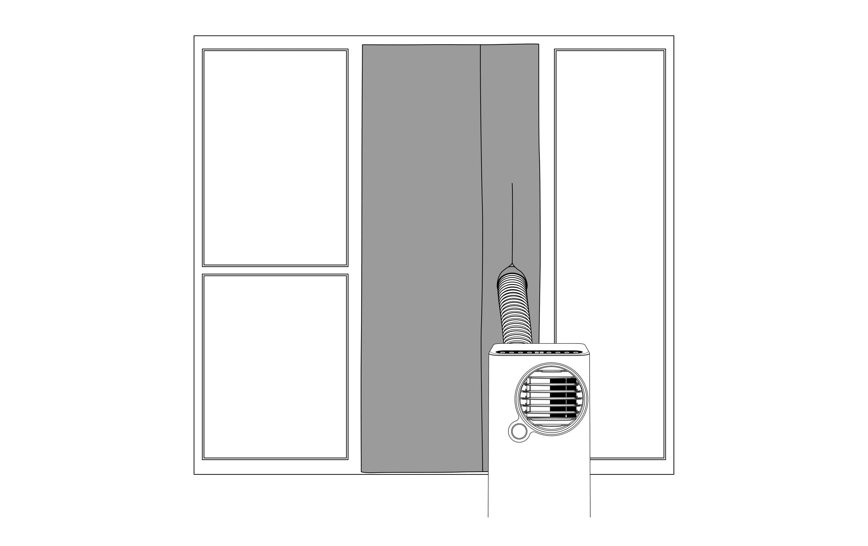 FURBER Schiebetür-Abdichtung 1 Stück