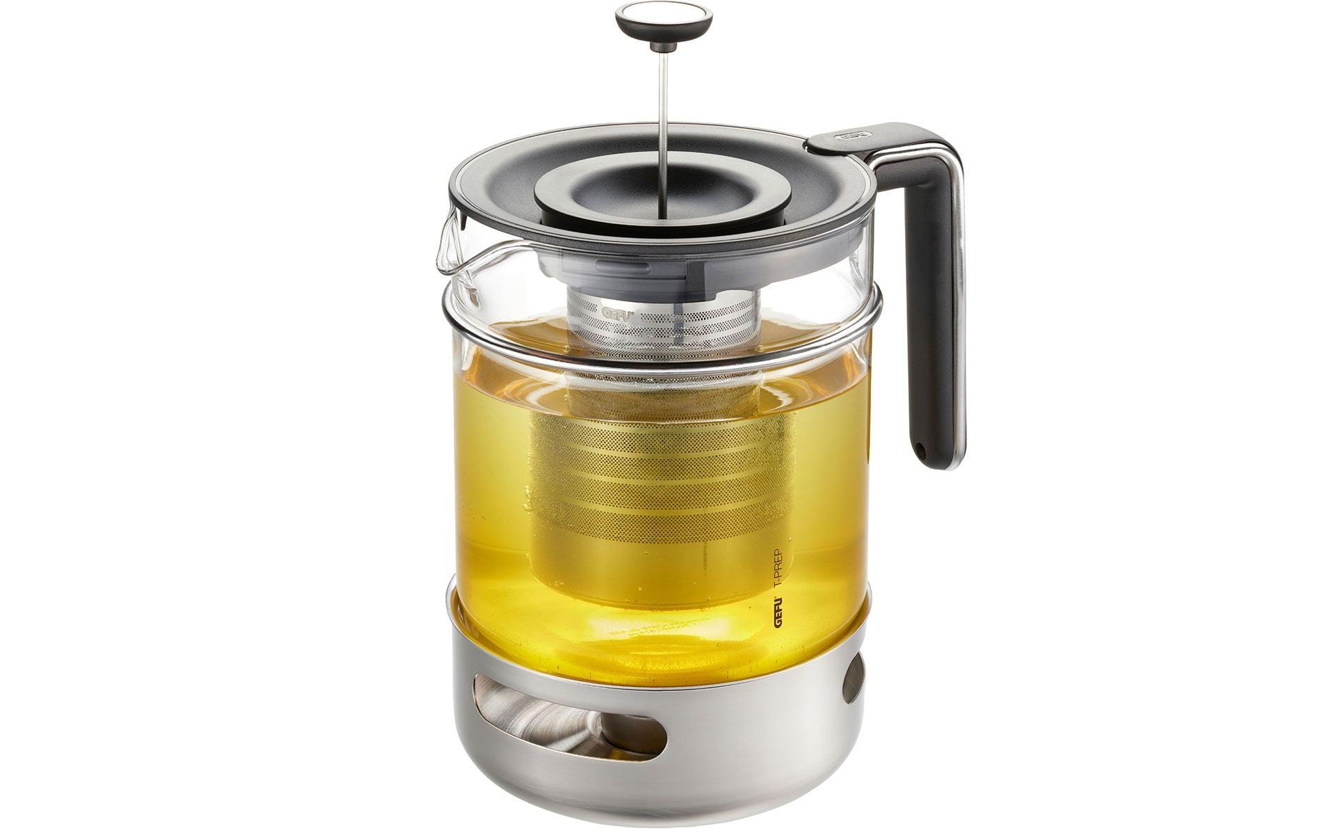 GEFU Tee-Set T-Prep 1.5 l, Schwarz/Silber/Transparent