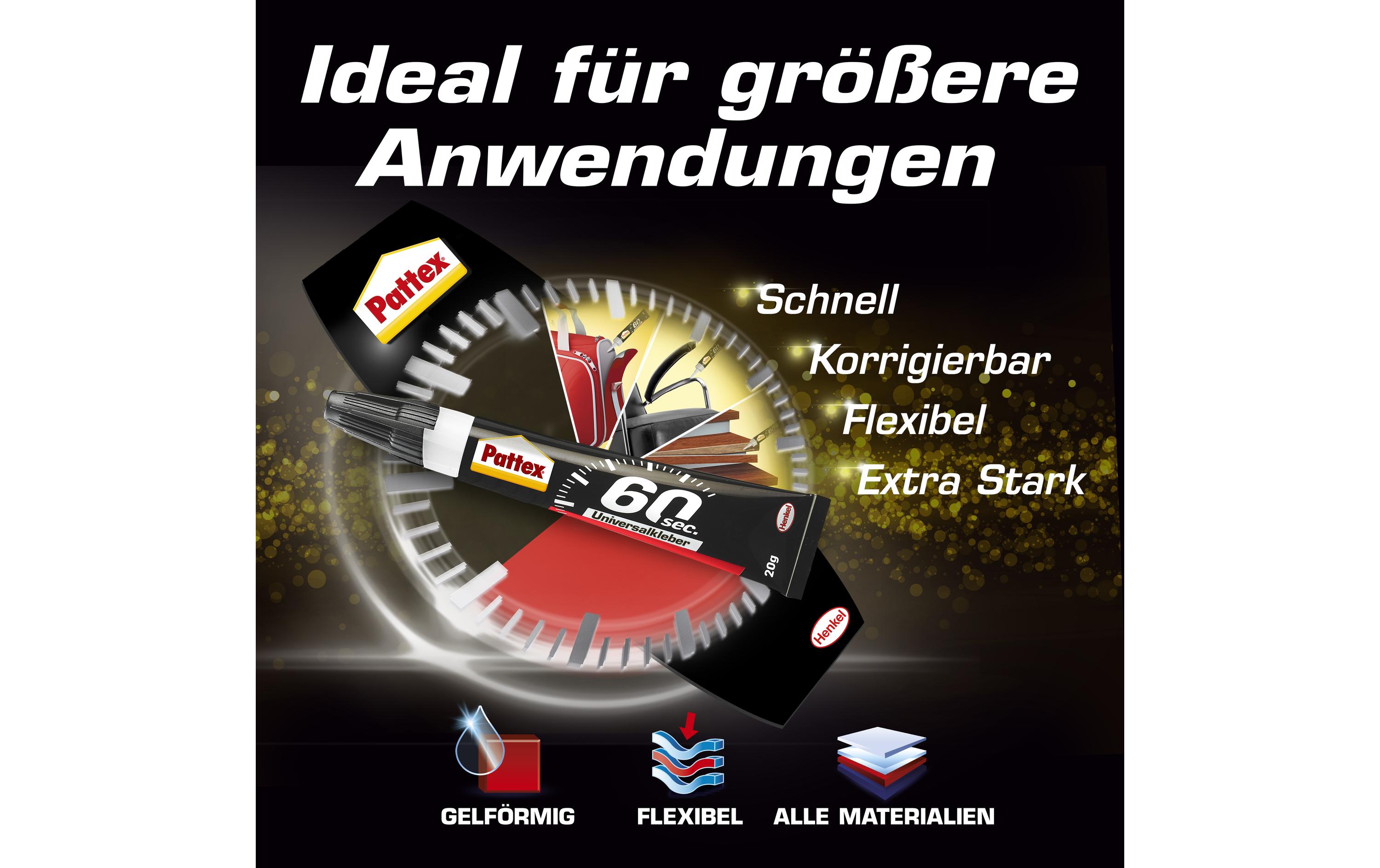 Pattex Universalkleber 60 Sec. 1 x 20 g Pattex Universalkleber 60 Sec. 1 x 20 g