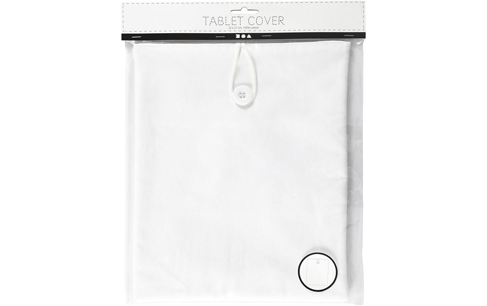 Creativ Company Stofftasche 22 x 27 cm, Weiss Creativ Company Stofftasche 22 x 27 cm, Weiss