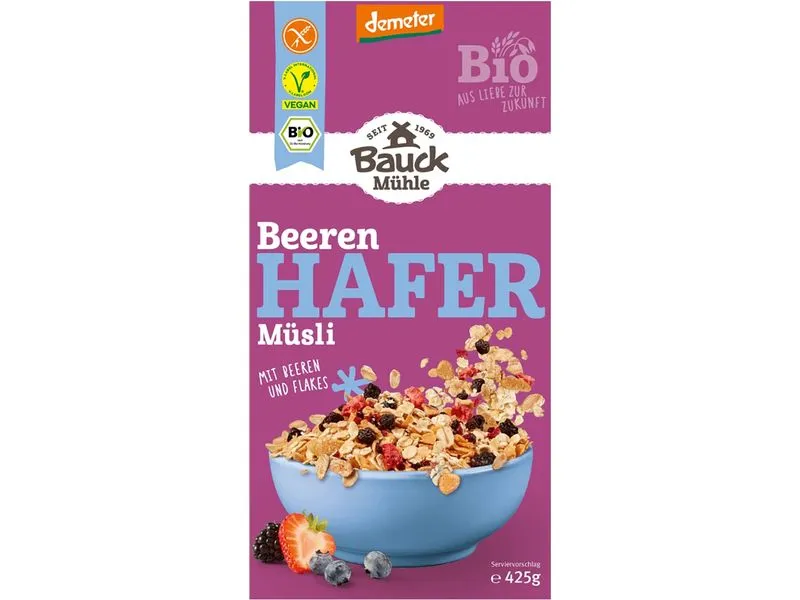 Bauck Mühle Müesli Hafer Beere 425 g Bauck Mühle Müesli Hafer Beere 425 g