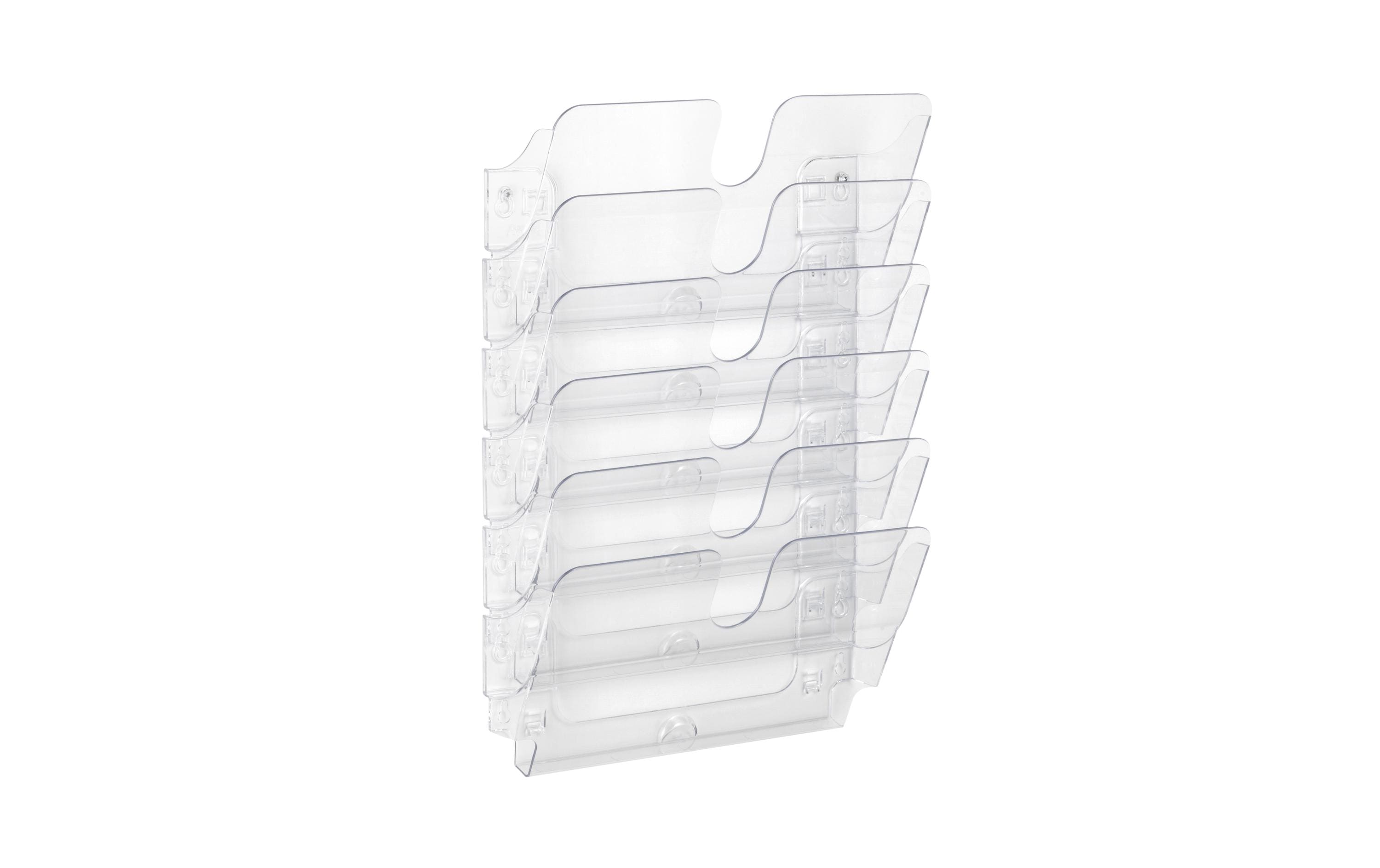 DURABLE Prospektständer Flexiplus 6 A4 quer, Transparent DURABLE Prospektständer Flexiplus 6 A4 quer, Transparent