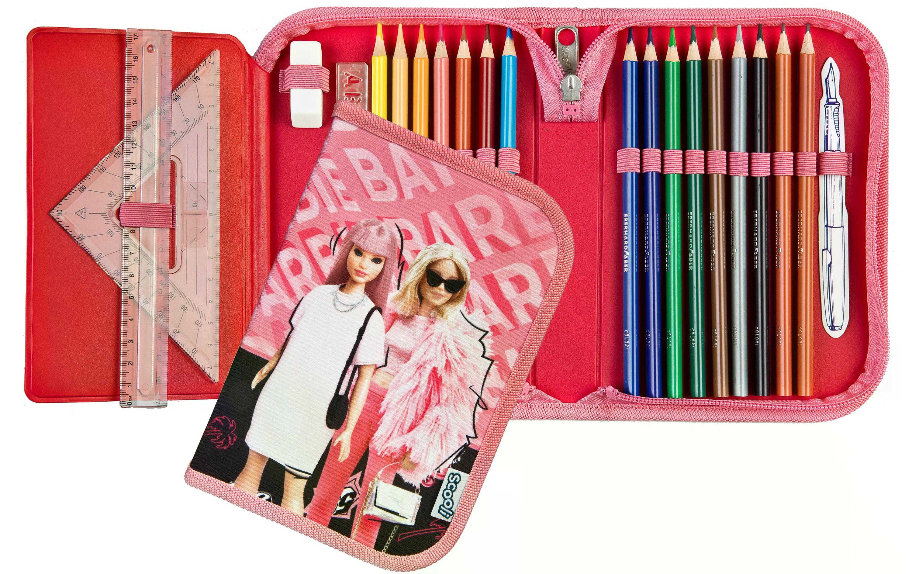 Scooli Etui gefüllt Barbie