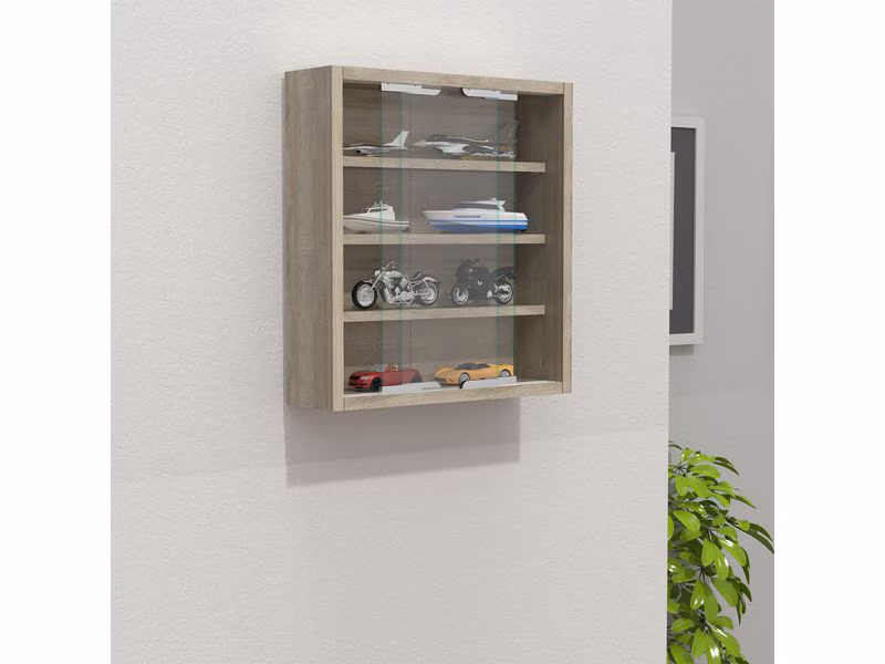 VCM Vitrine Agisa S 37 x 40 cm, Eiche