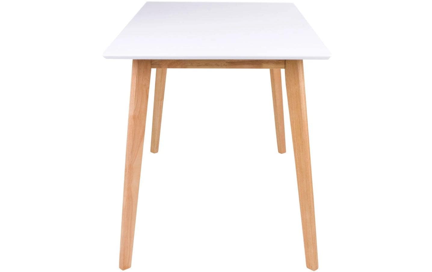 House Nordic Tisch Vojens 120 x 75 cm, Braun/Weiss