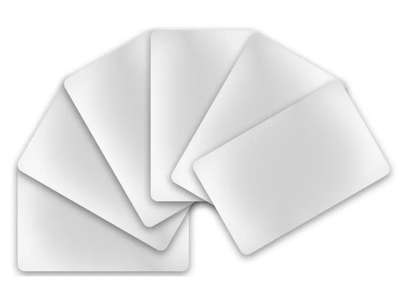 Evolis Karte(n) PVC 86 x 54 x 0.76 mm - 100er Pack weiss