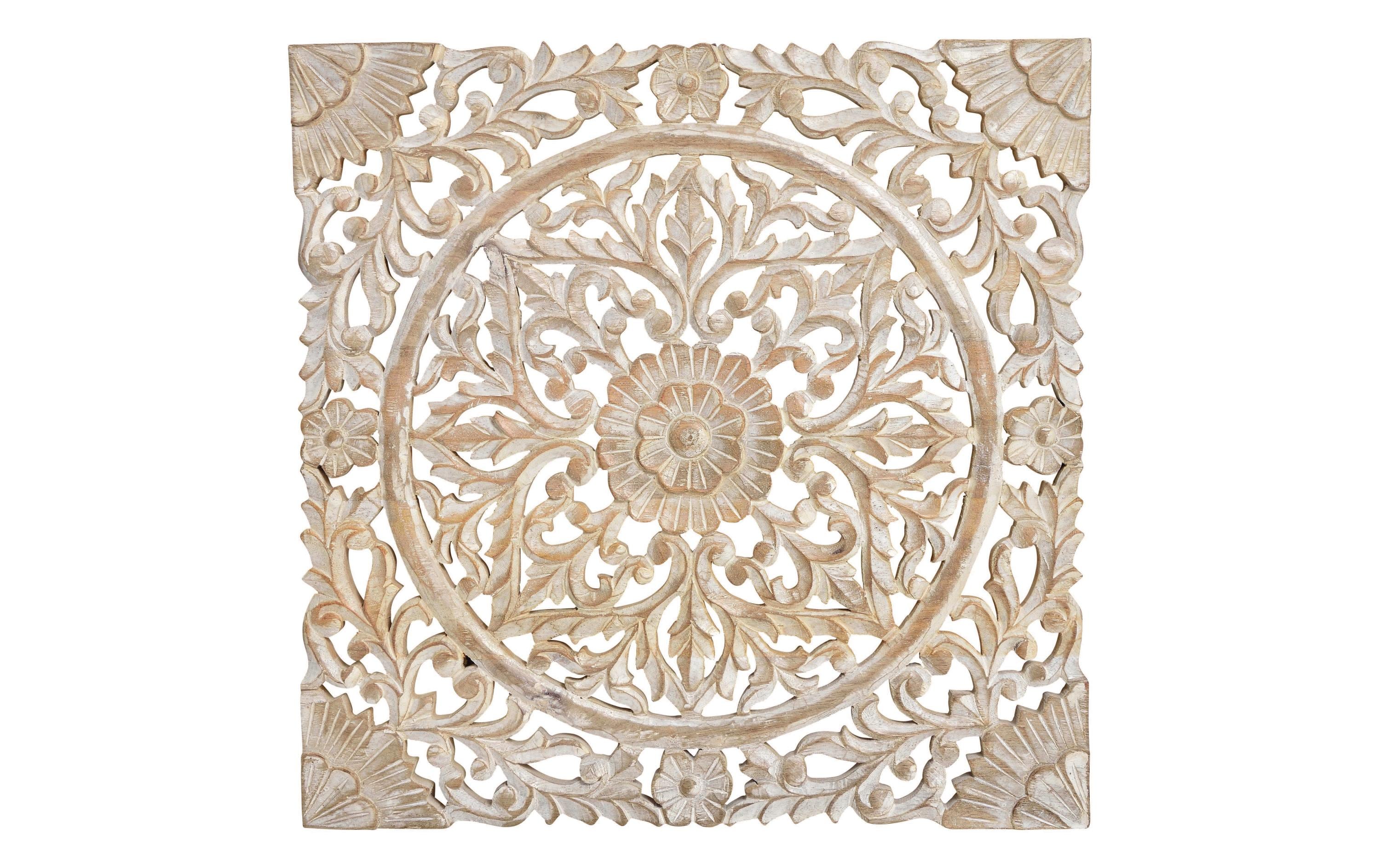 G. Wurm Bild Mandala 3D Weiss