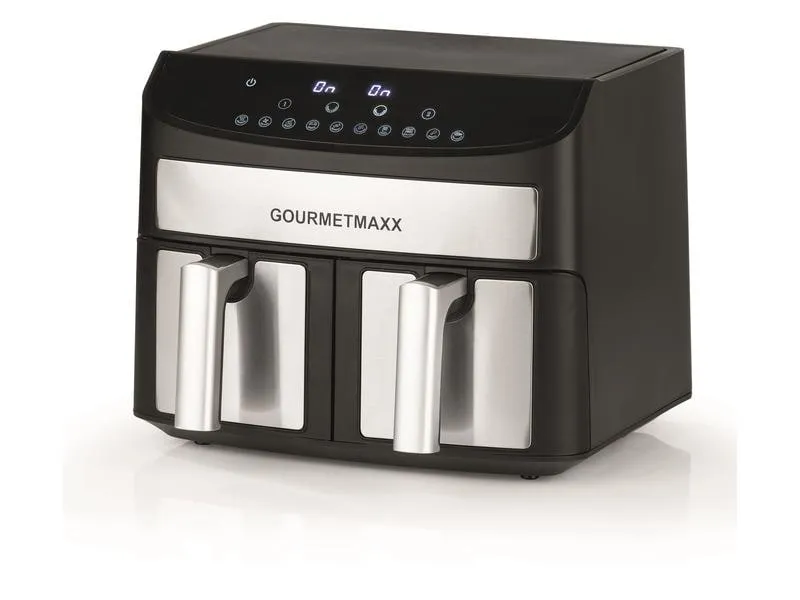 GOURMETmaxx Heissluft-Fritteuse Digital 7l Schwarz/Silber GOURMETmaxx Heissluft-Fritteuse Digital 7l Schwarz/Silber