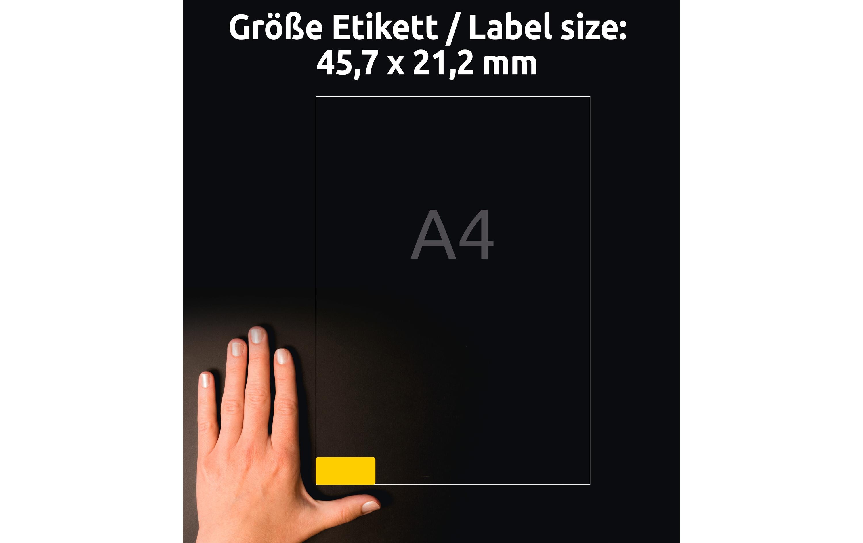 Avery Zweckform Mini-Etiketten 45.7 x 21.2 mm, 20 Blatt