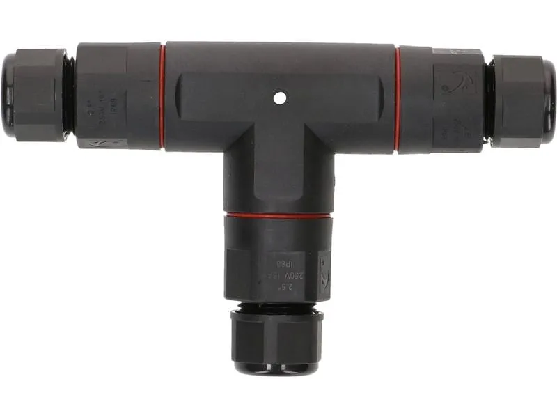 Max Hauri Kabelverbinder T-Stück IP68 3-polig, 16A / 250 V