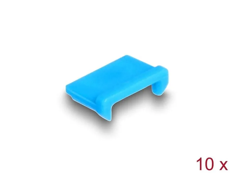 Delock Port Blocker für Micro USB Buchse 10 Stück Blau Delock Port Blocker für Micro USB Buchse 10 Stück Blau