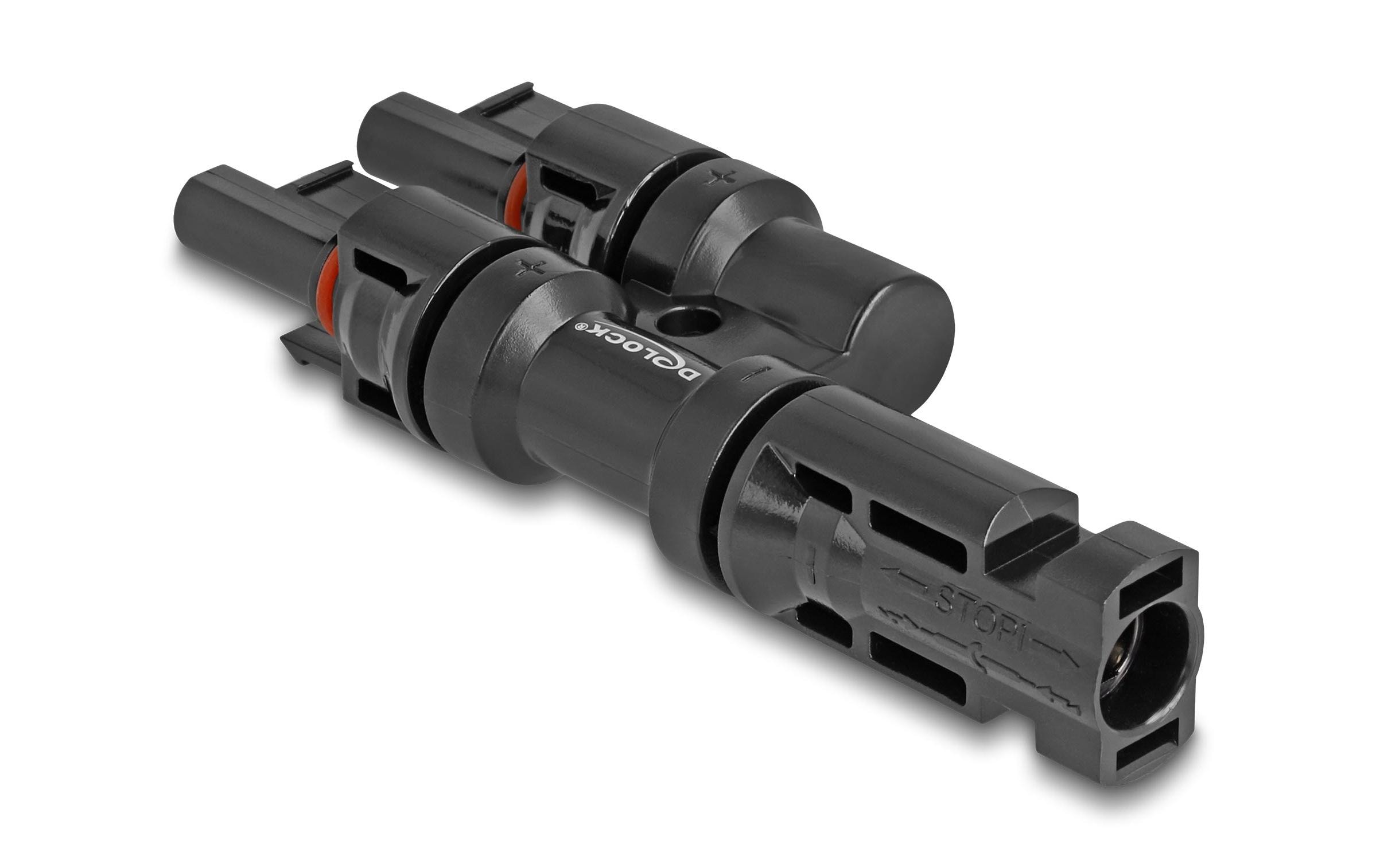 Delock DL4 Solar Konnektor 1x Stecker zu 2x Buchse, IP67 Delock DL4 Solar Konnektor 1x Stecker zu 2x Buchse, IP67