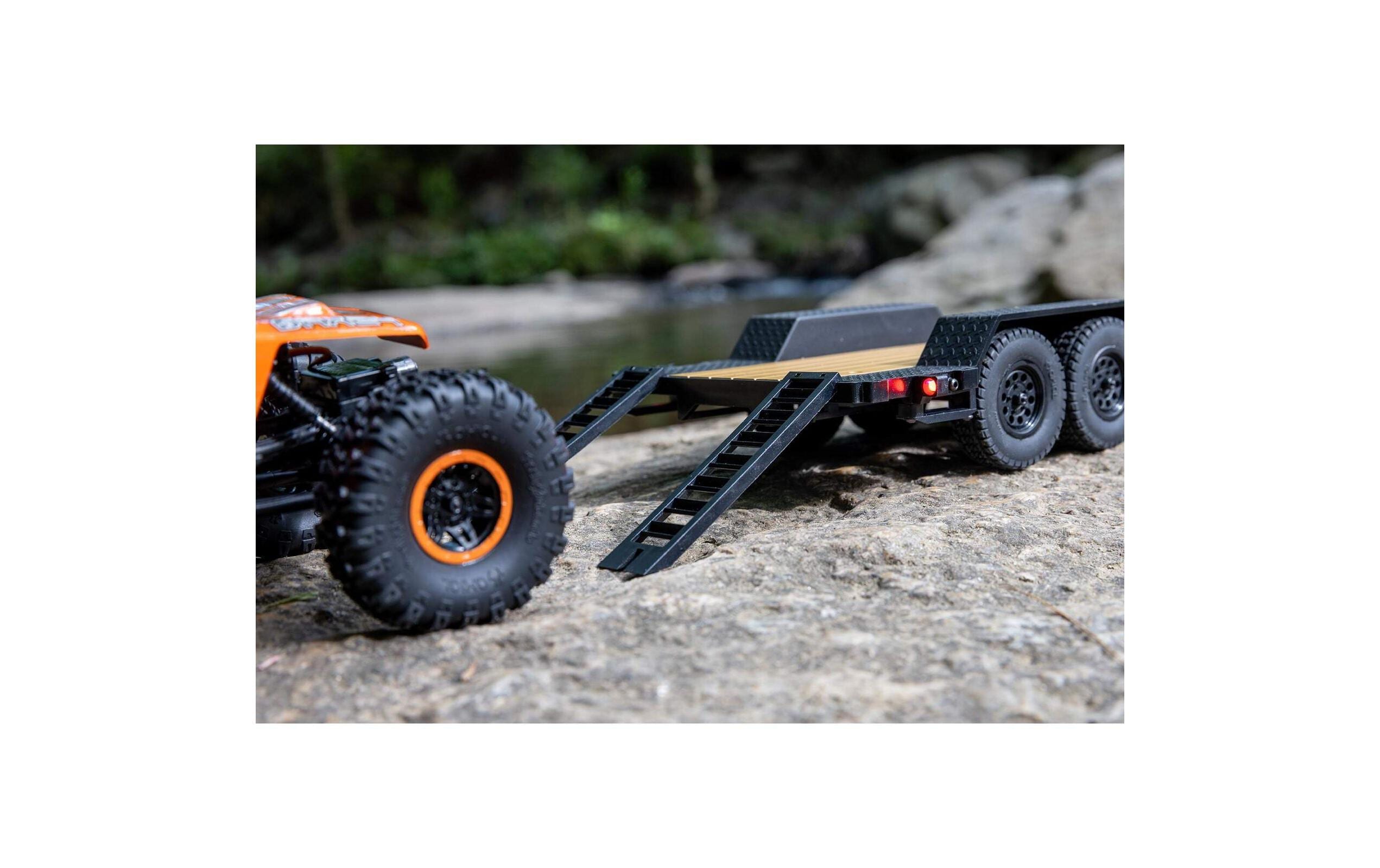 Axial Anhänger Flachbett 2-Achs 1:24