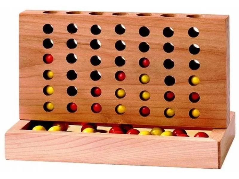 Goki Kinderspiel Vier gewinnt aus Holz
