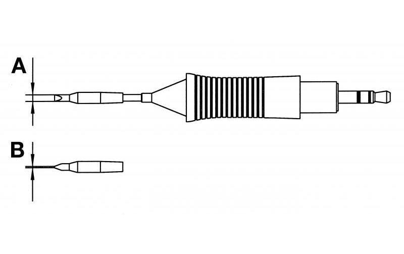 Weller Lötspitze RT 3 Meisselform 1.3 mm Weller Lötspitze RT 3 Meisselform 1.3 mm