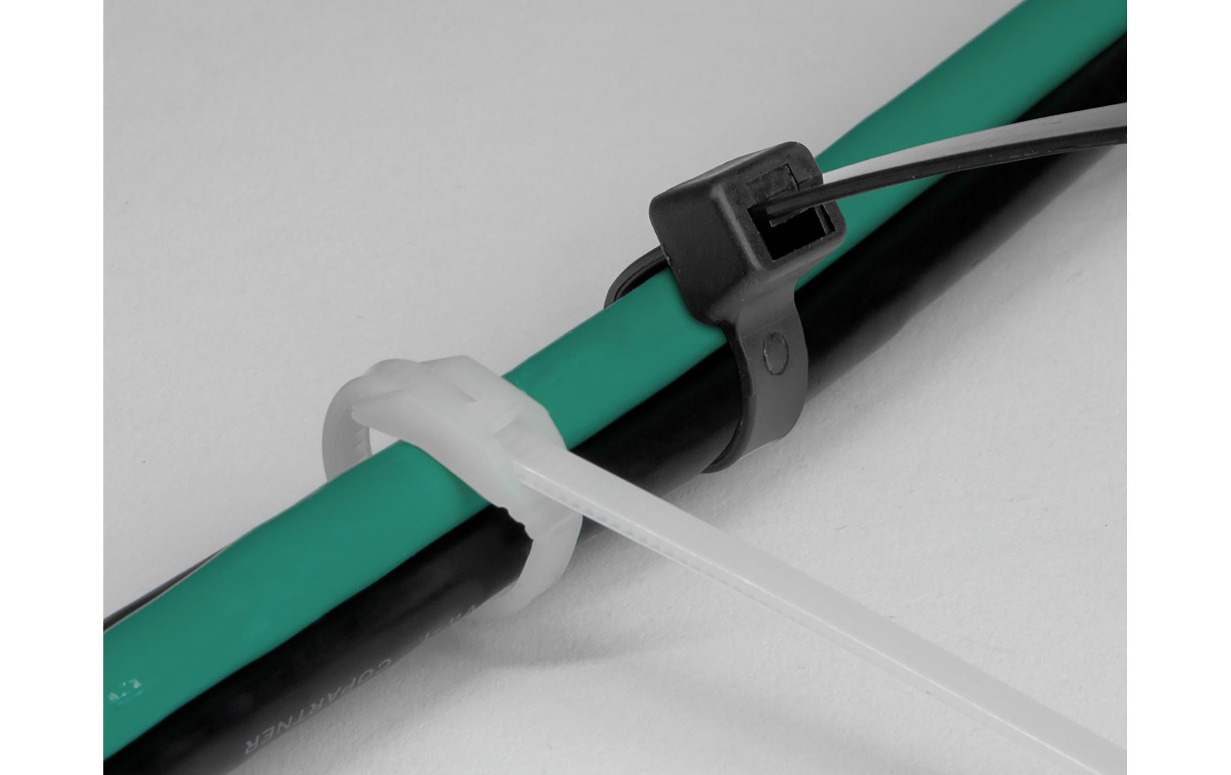 Delock Kabelbinder mit flachem Kopf Mehrfarbig 280 mm x 3.6 mm