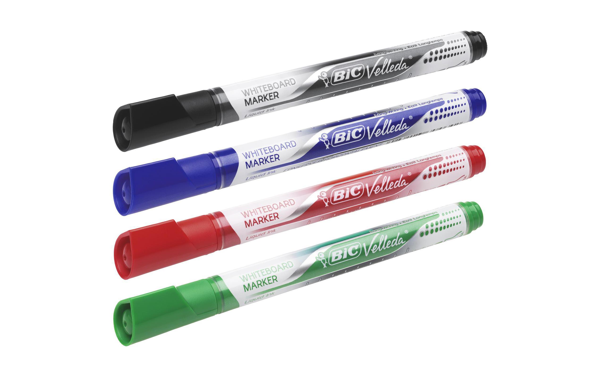 BIC Whiteboard-Marker Velleda 4 Stück BIC Whiteboard-Marker Velleda 4 Stück