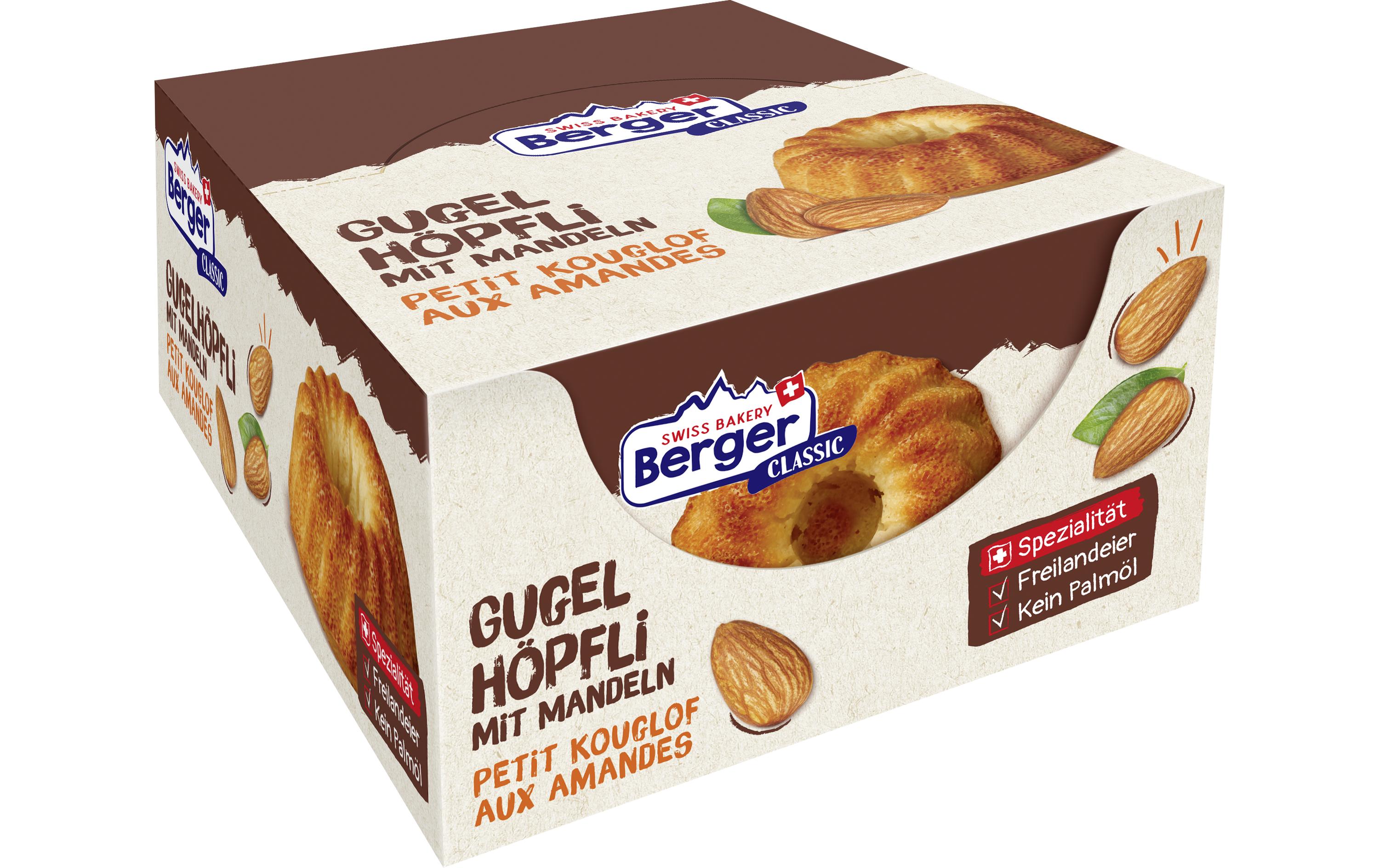 Berger Gugelhöpfli aux Amandes 12 x 45 g Berger Gugelhöpfli aux Amandes 12 x 45 g
