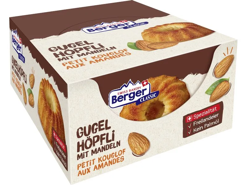 Berger Gugelhöpfli aux Amandes 12 x 45 g