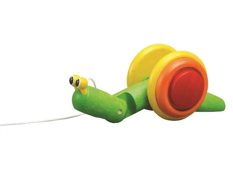 Plantoys Nachzieh-Schnecke Zieh- & Schiebespielzeug