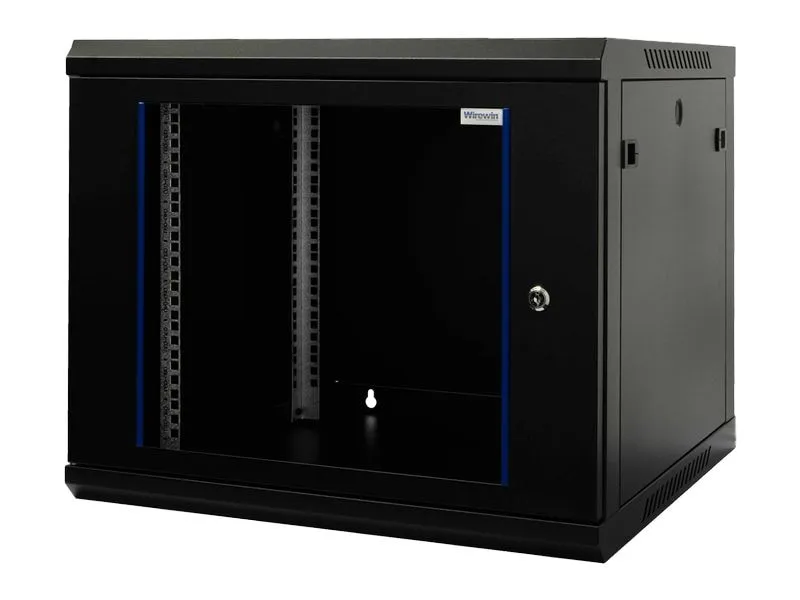 Wirewin Wandschrank 600X600X9U Pro 3rd Gen 19 / 9HE / Schwarz