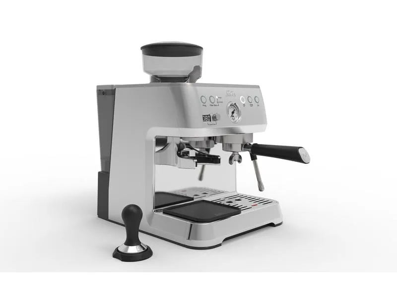 Solis Siebträgermaschine Grind & Infuse Perfetta Silber