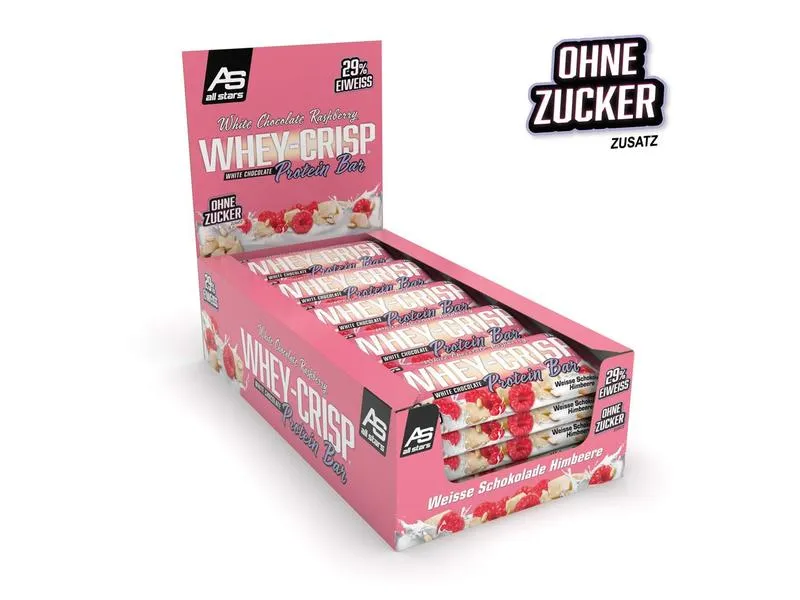 All Stars Riegel Whey Crisp Himbeere 50 g All Stars Riegel Whey Crisp Himbeere 50 g