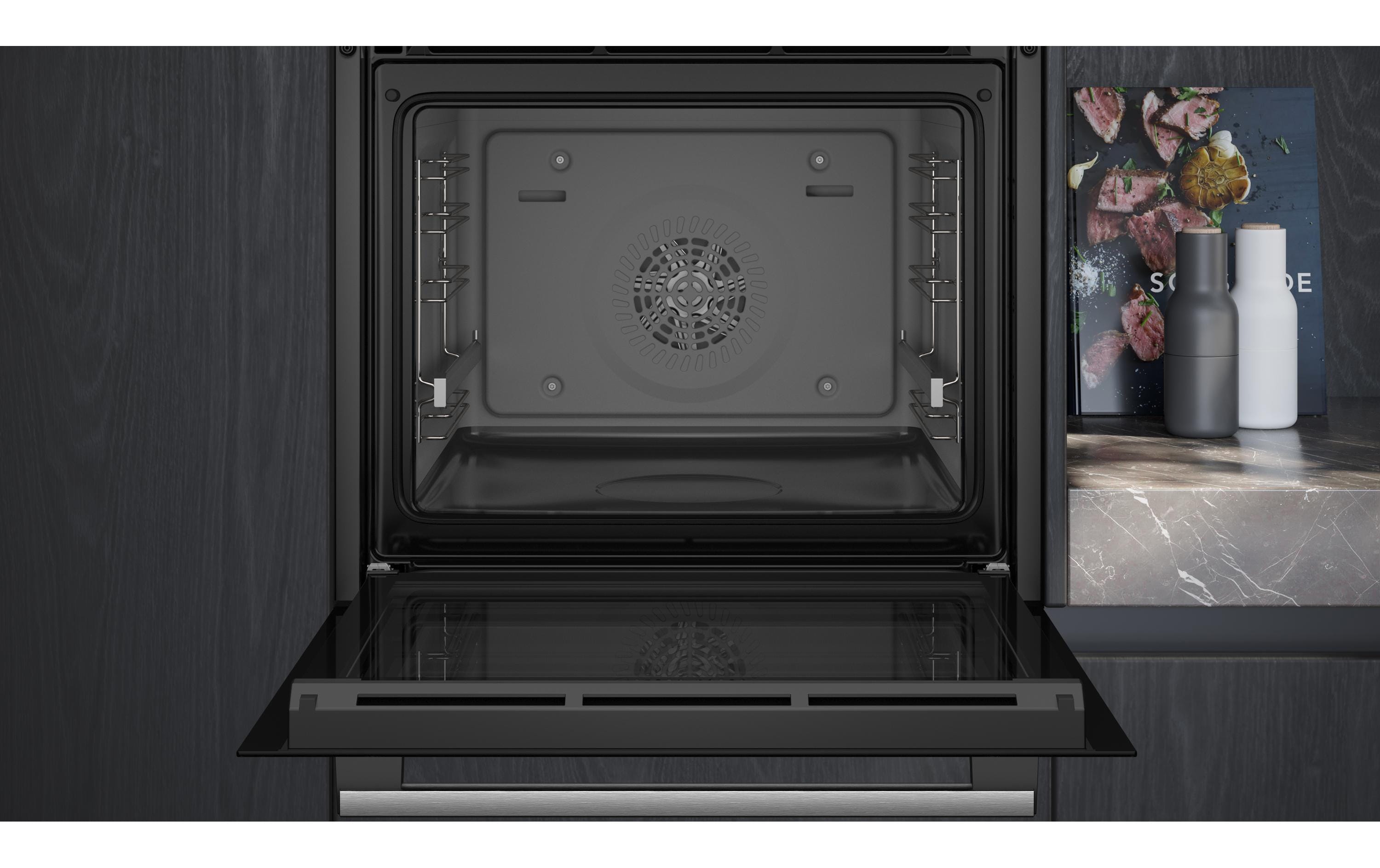 Siemens Einbaubackofen HB557GFS3C Edelstahl A+