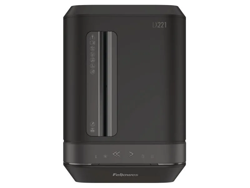 Fellowes Aktenvernichter LX221 P-5, 20 Seiten, Schwarz