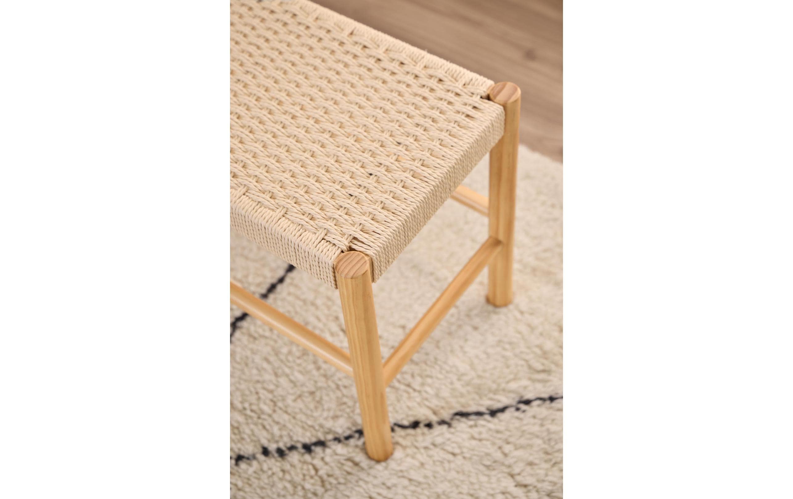 AC Design Sitzbank Alvin 80 x 45 cm, Weiss