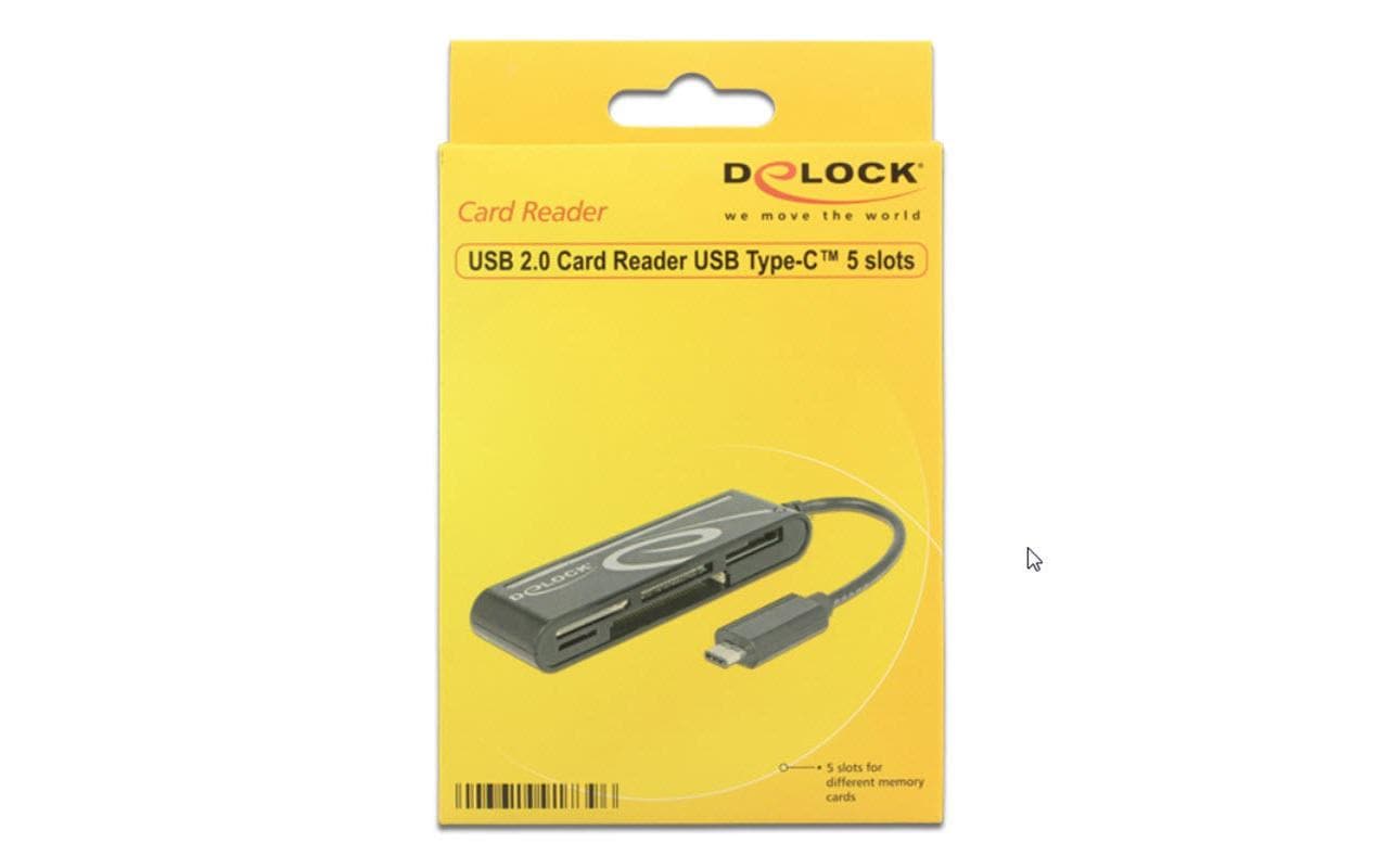 Delock Card Reader Extern 91739 5 Slots Delock Card Reader Extern 91739 5 Slots