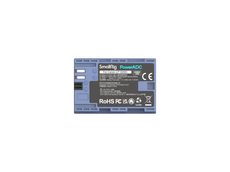 Smallrig Digitalkamera-Akku LP-E6NH USB-C Smallrig Digitalkamera-Akku LP-E6NH USB-C