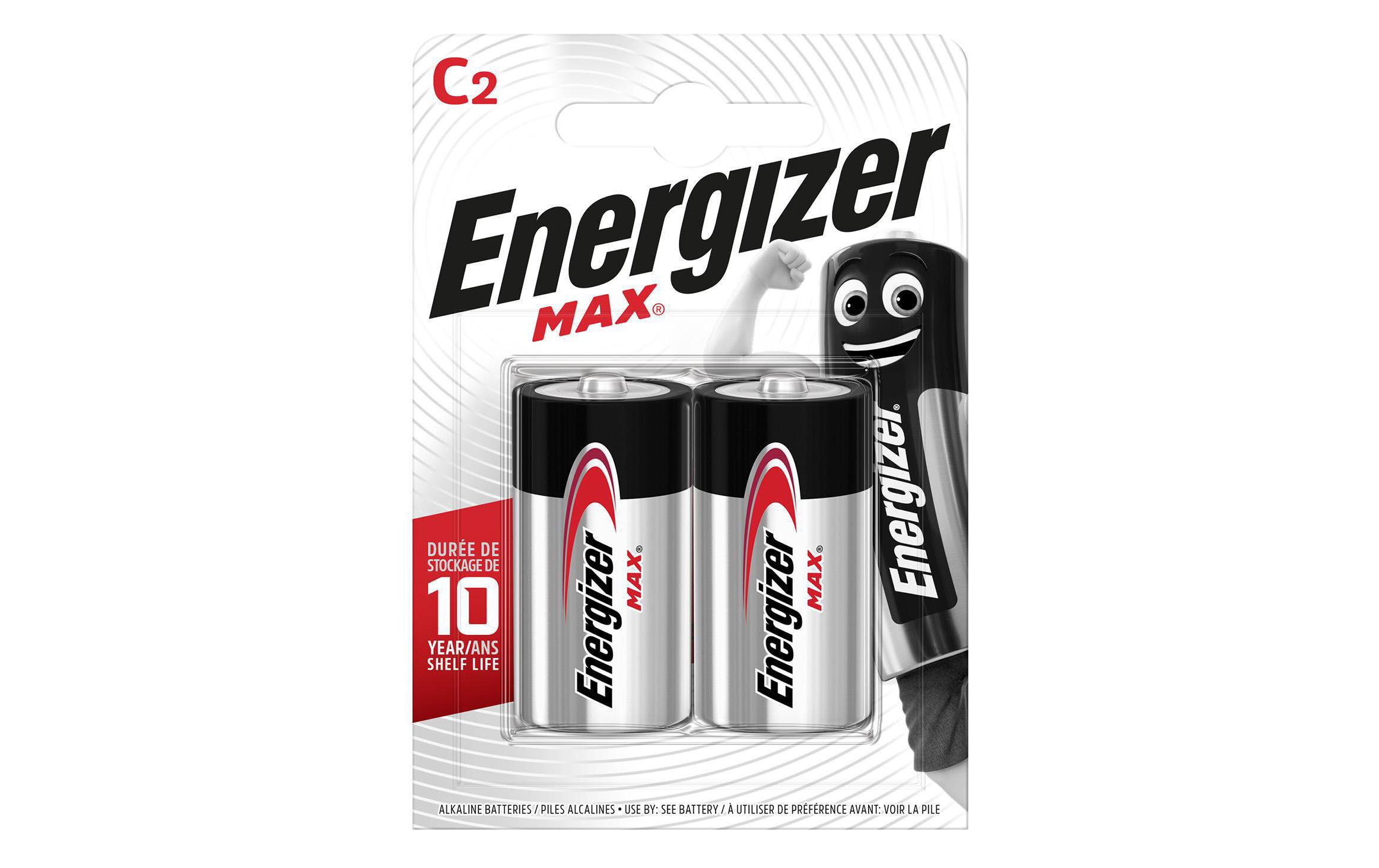 Energizer Batterie Max Baby C 2 Stück Energizer Batterie Max Baby C 2 Stück