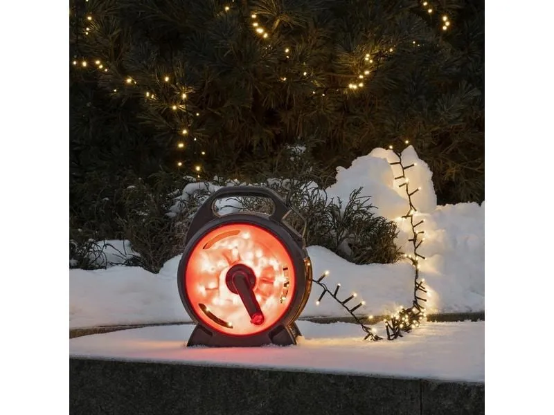 Konstsmide LED-Lichterkette Compactligths mit Kabelaufroller 400 Lampen Konstsmide LED-Lichterkette Compactligths mit Kabelaufroller 400 Lampen