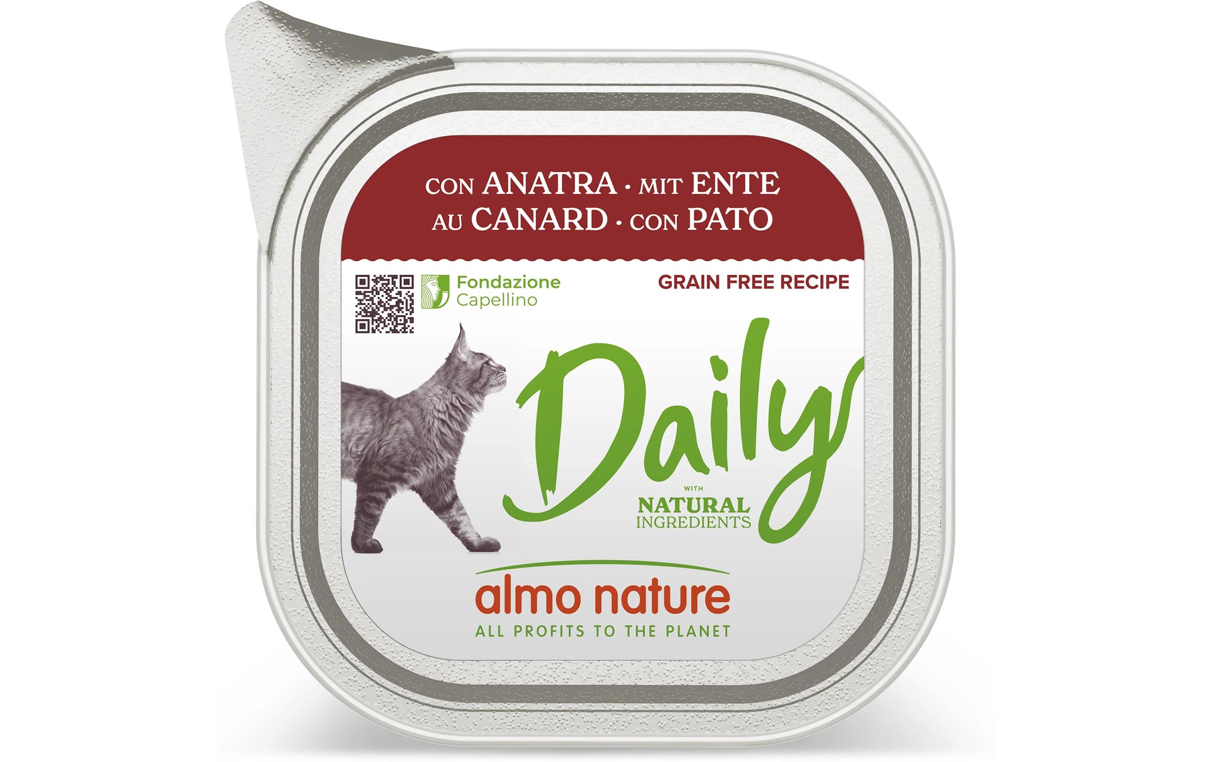 Almo Nature Nassfutter Daily mit Ente 100g