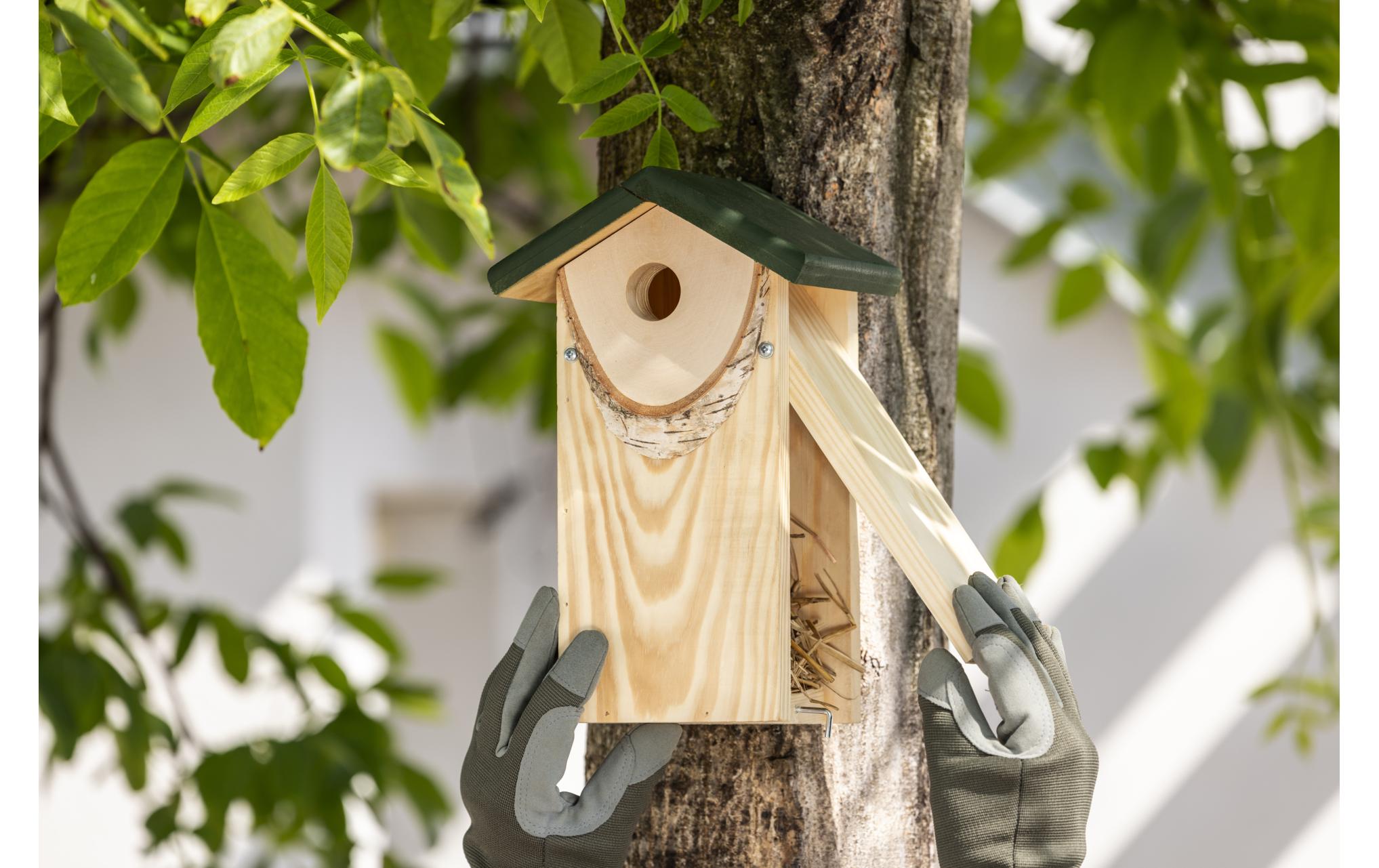 Windhager Nistkasten Mountain Lodge 32 x 17 x 19 cm, natur, FSC Windhager Nistkasten Mountain Lodge 32 x 17 x 19 cm, natur, FSC