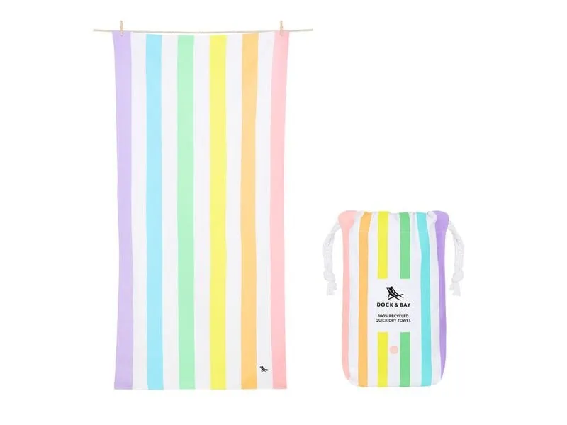 Dock & Bay Strandtuch Cabana L, Unicorn Waves